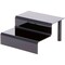 Plymor Black Acrylic 2-Step Display Stairs, 4.25" H x 8" W x 8.5" D